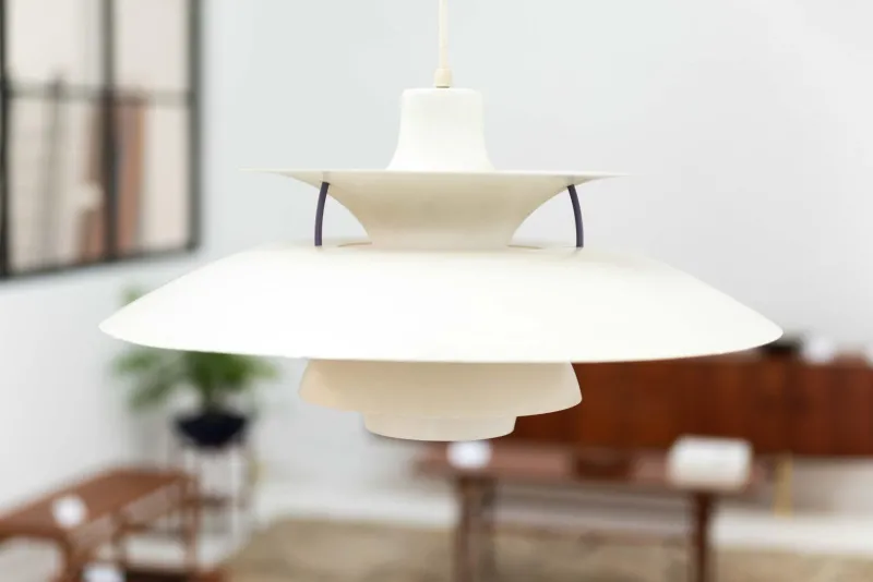Pamono White PH5 Hanging Lamp> Ceiling Lights