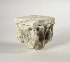 Discount Pamono White Plaster Capital, 1900s