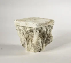Discount Pamono White Plaster Capital, 1900s