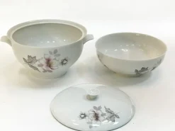 Clearance Pamono White Porcelain Tableware Set from Bidasoa, 1960s, Set of 27