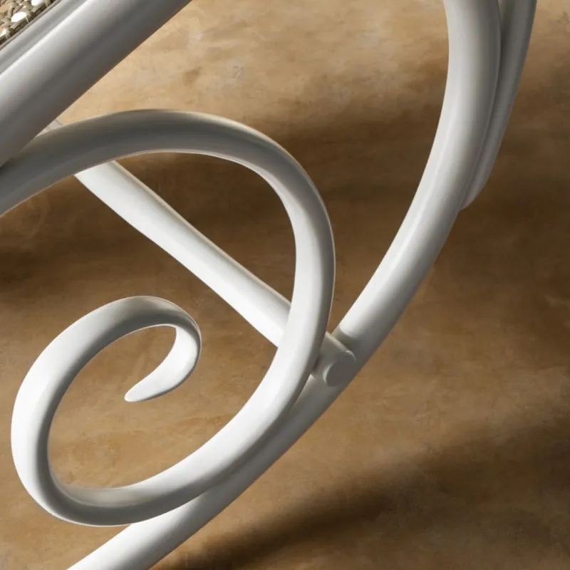 New Pamono White Rocking Chair