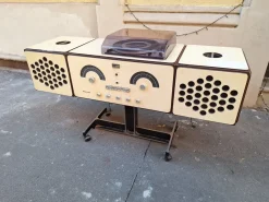 Discount Pamono White RR126 Radio by Achille and Pier Giacomo Castiglioni for Brionvega, 1980s