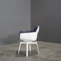 Sale Pamono White Swivel Husk Chair by Patricia Urquiola for B&B Italia, 2010s