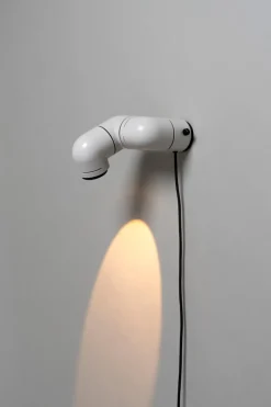 Outlet Pamono White Tatu Wall Lamp by André Ricard