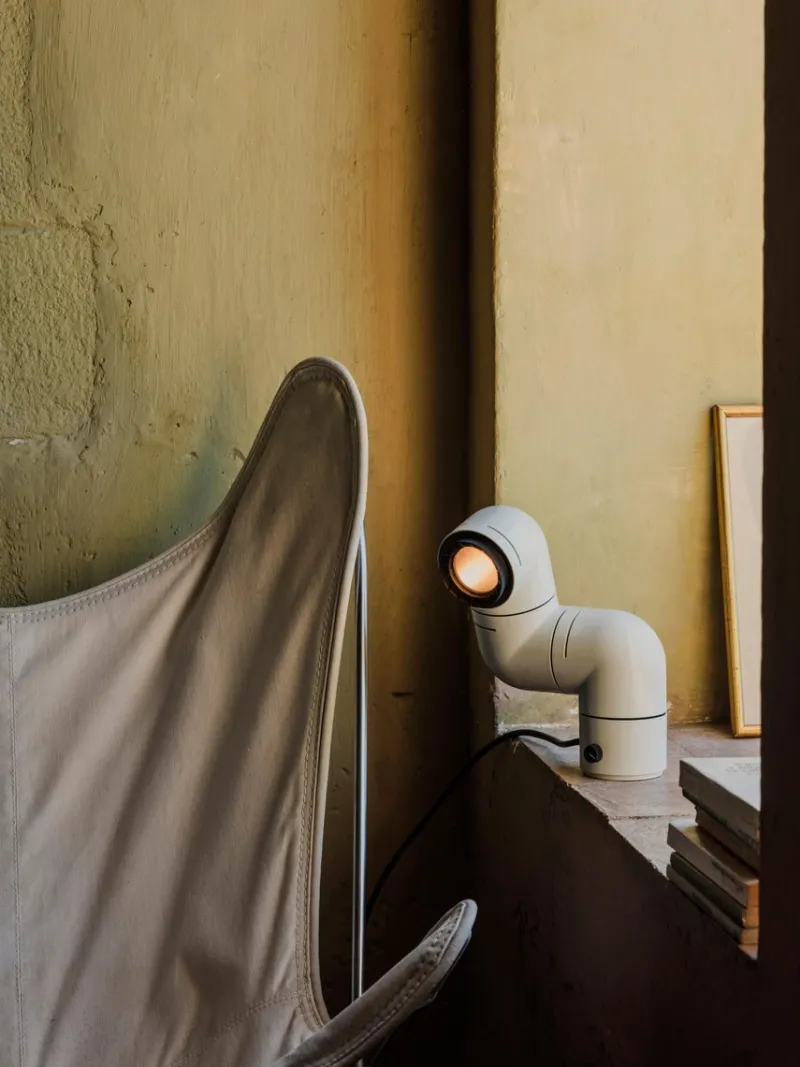 Outlet Pamono White Tatu Wall Lamp by André Ricard