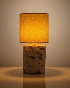 Sale Pamono White Wind Ceramic Table Lamp by Katia Langeard