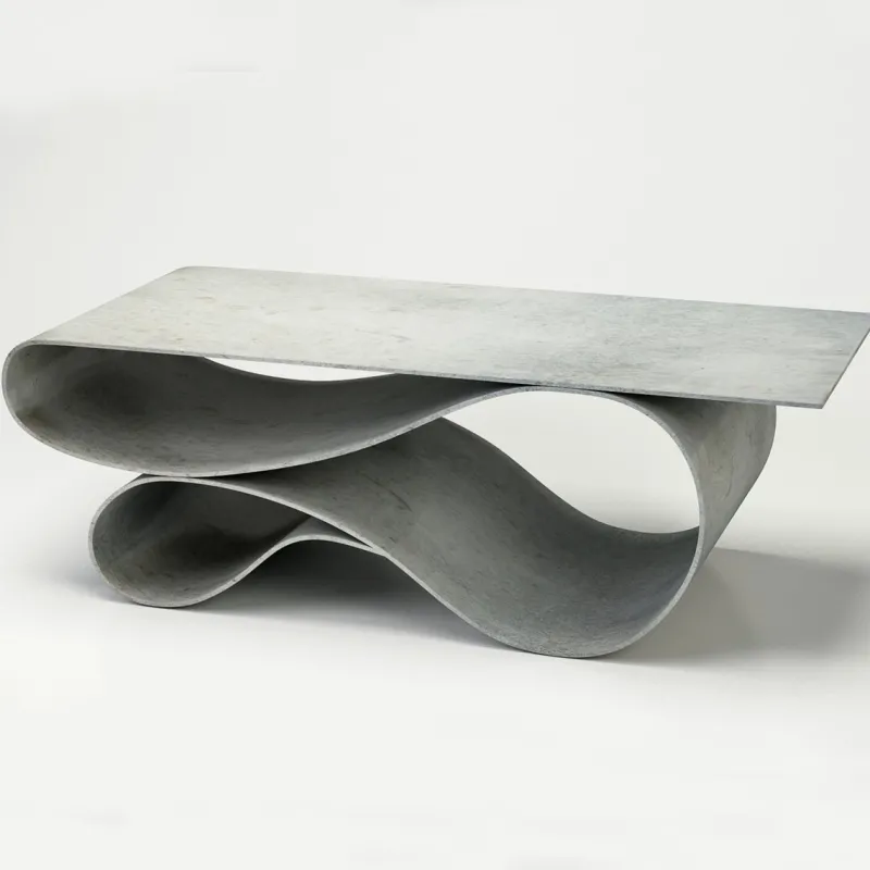 Discount Pamono Whorl Coffee Table in Concrete Canvas by Neal Aronowitz The Exceptional
