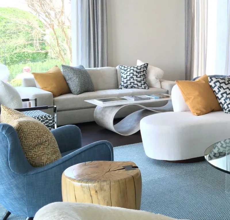 Discount Pamono Whorl Coffee Table in Concrete Canvas by Neal Aronowitz The Exceptional