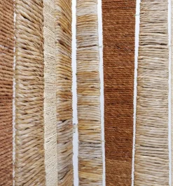 Best Pamono Wicker & Metal Folding Screen or Room Divider in the style of Audoux Minet