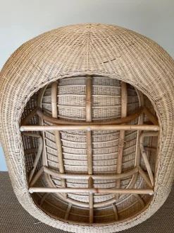 Pamono Wicker Armchair by Carl Öjerstam for Ikea, 2000s><noscript><img width=