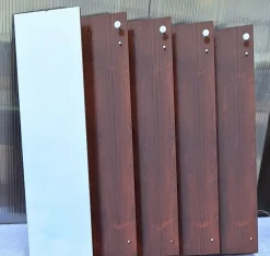 Pamono Wide German Teak Wall Coat Rack with Chrome-Plated Metal Hooks, Small Integrated Shelf and Removable Mirror, 1970s> Racks, Hooks & Valets