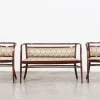 Pamono Wiener Secession Seating Set by Otto Wagner for Mundus Austria, 1903, Set of 3> Living Room Sets