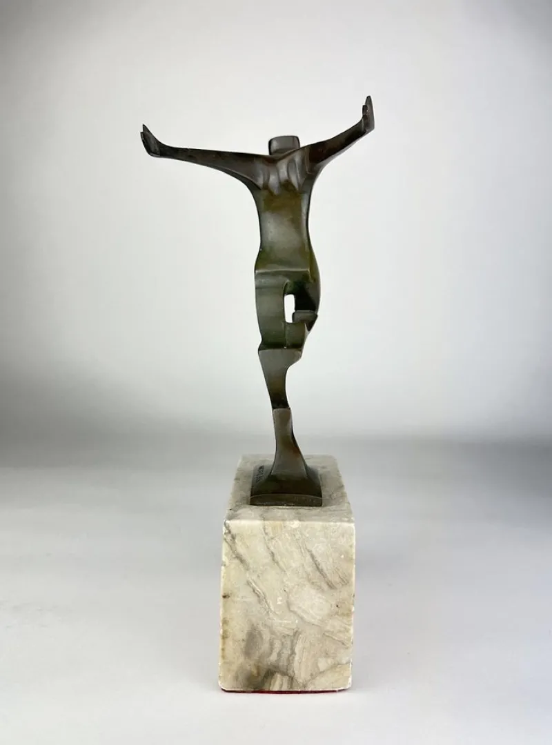 Pamono Wilhelm Andreas, Signed Art Deco Bronze, The Will, Germany, 1930s> Art Deco