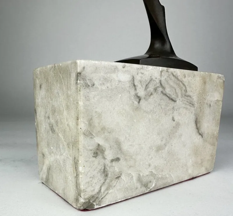 Pamono Wilhelm Andreas, Signed Art Deco Bronze, The Will, Germany, 1930s> Art Deco