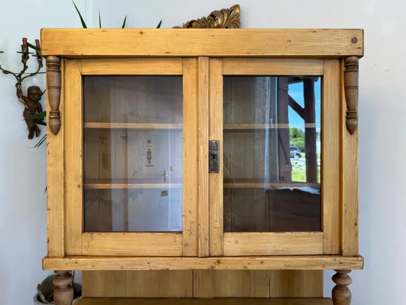 Pamono Wilhelminian Cupboard in Spruce