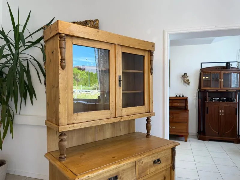 Pamono Wilhelminian Cupboard in Spruce