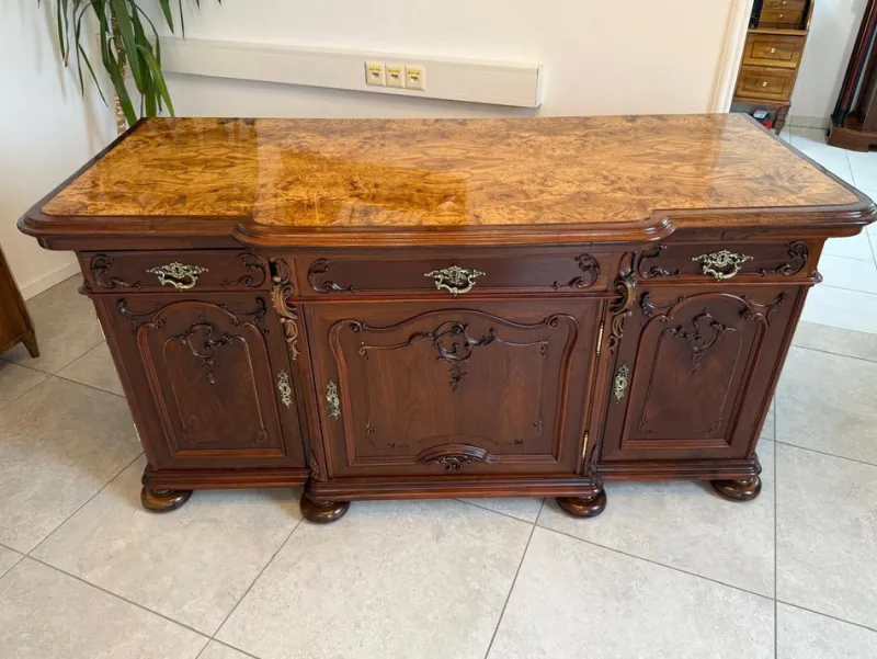 Outlet Pamono Wilhelminian Sideboard in Oak