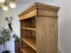 Best Pamono Wilhelminian Style Bookcase in Natural Wood