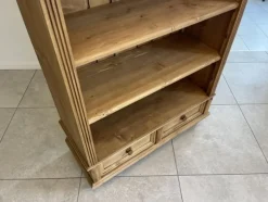 Best Pamono Wilhelminian Style Bookcase in Natural Wood