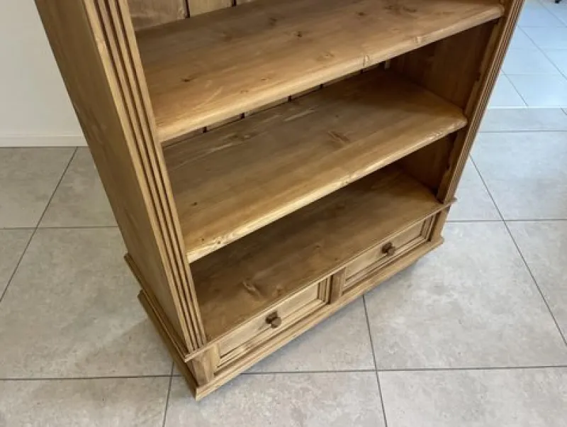 Best Pamono Wilhelminian Style Bookcase in Natural Wood