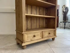 Best Pamono Wilhelminian Style Bookcase in Natural Wood
