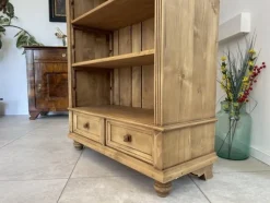 Best Pamono Wilhelminian Style Bookcase in Natural Wood