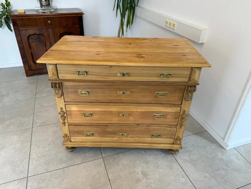 Outlet Pamono Wilhelminian Style Chest of Drawers in Spruce