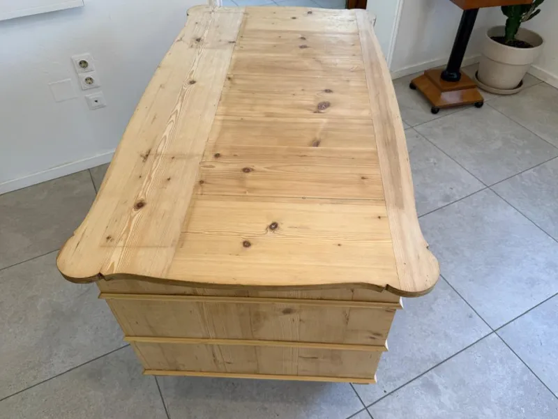 Pamono Wilhelminian Style Desk in Natural Wood> Desks