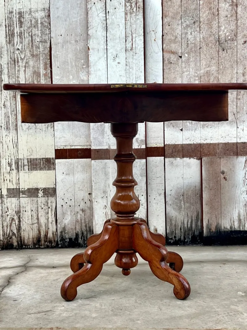 Online Pamono Willem III Dutch Mahogany Game Table, 1855s