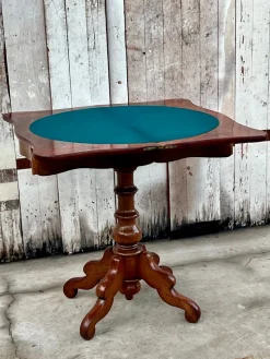 Online Pamono Willem III Dutch Mahogany Game Table, 1855s