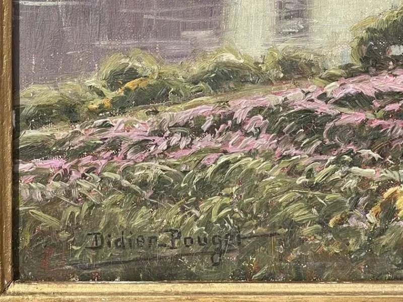Pamono William Didier-Pouget, Morning Mists, Heathers In Bloom, Dordogne Valley, Oil on Canvas, Framed> Classical