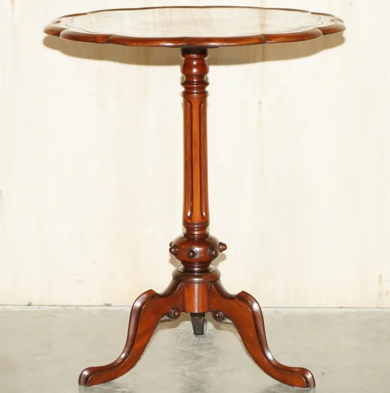 Pamono William IV Marble Chess Board Table with Pietra Dura Top, 1830s