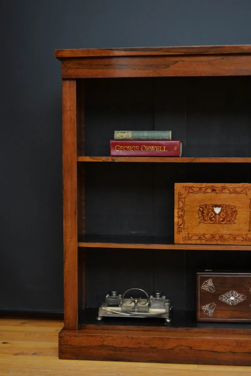 New Pamono William IV Open Bookcase, 1830s