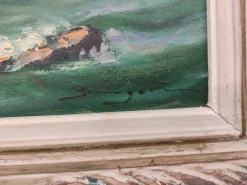 Pamono Willy Baumgartner, Ocean, 1970s, Oil on Canvas