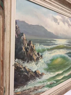 Pamono Willy Baumgartner, Ocean, 1970s, Oil on Canvas
