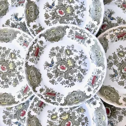 Discount Pamono Windsor Staffordshire Polychrome Plates from Ridgway, 1970s, Set of 10