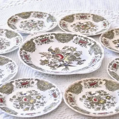 Discount Pamono Windsor Staffordshire Polychrome Plates from Ridgway, 1970s, Set of 10
