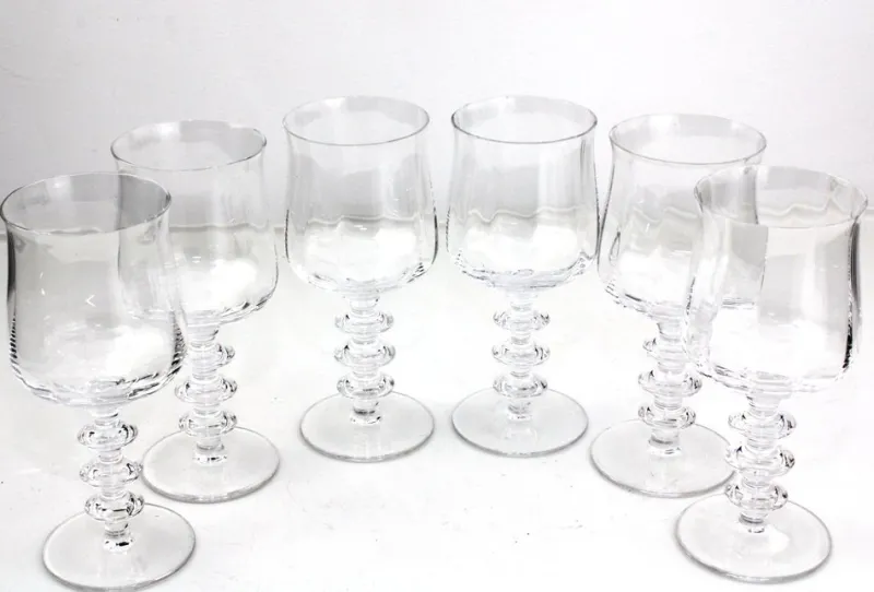 Pamono Wine Glasses from Riedel, 1960s, Set of 6> Glassware