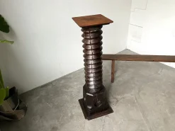 Pamono Wine Press Bolster, 1900> Pedestals And Columns