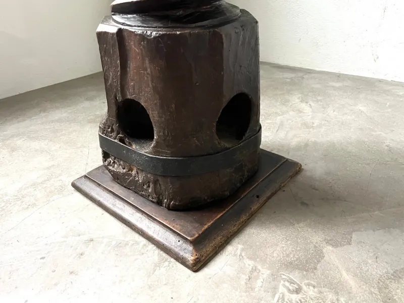 Pamono Wine Press Bolster, 1900> Pedestals And Columns
