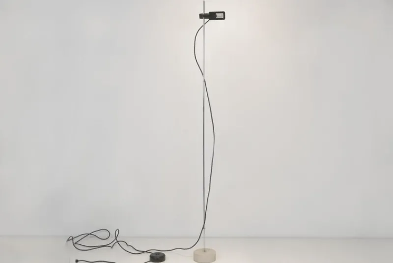New Pamono Wing Floor Lamp by Bruno Gecchelin for O-Luce, Italy, 1971