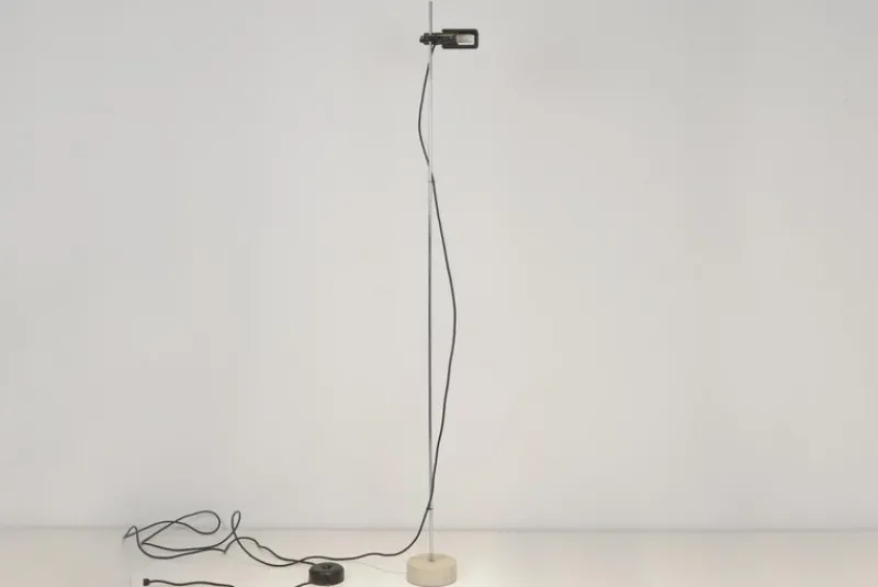 New Pamono Wing Floor Lamp by Bruno Gecchelin for O-Luce, Italy, 1971