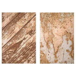 Pamono 4-Wing Wooden Screen with Patina-Finish, 1940s><noscript><img width=