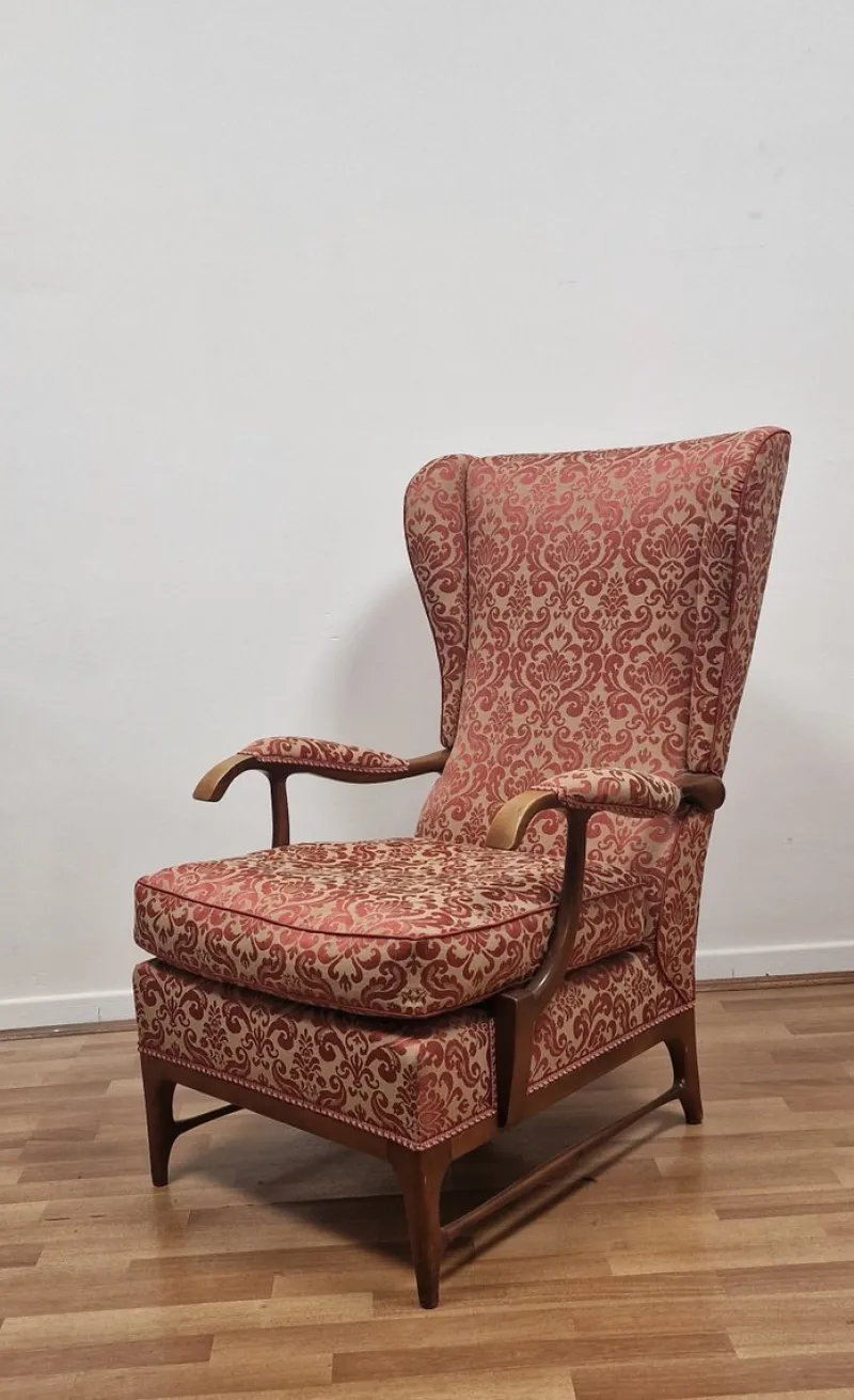 Pamono Winged Tub Chair by Paolo Buffa, 1950s> Lounge Chairs & Armchairs