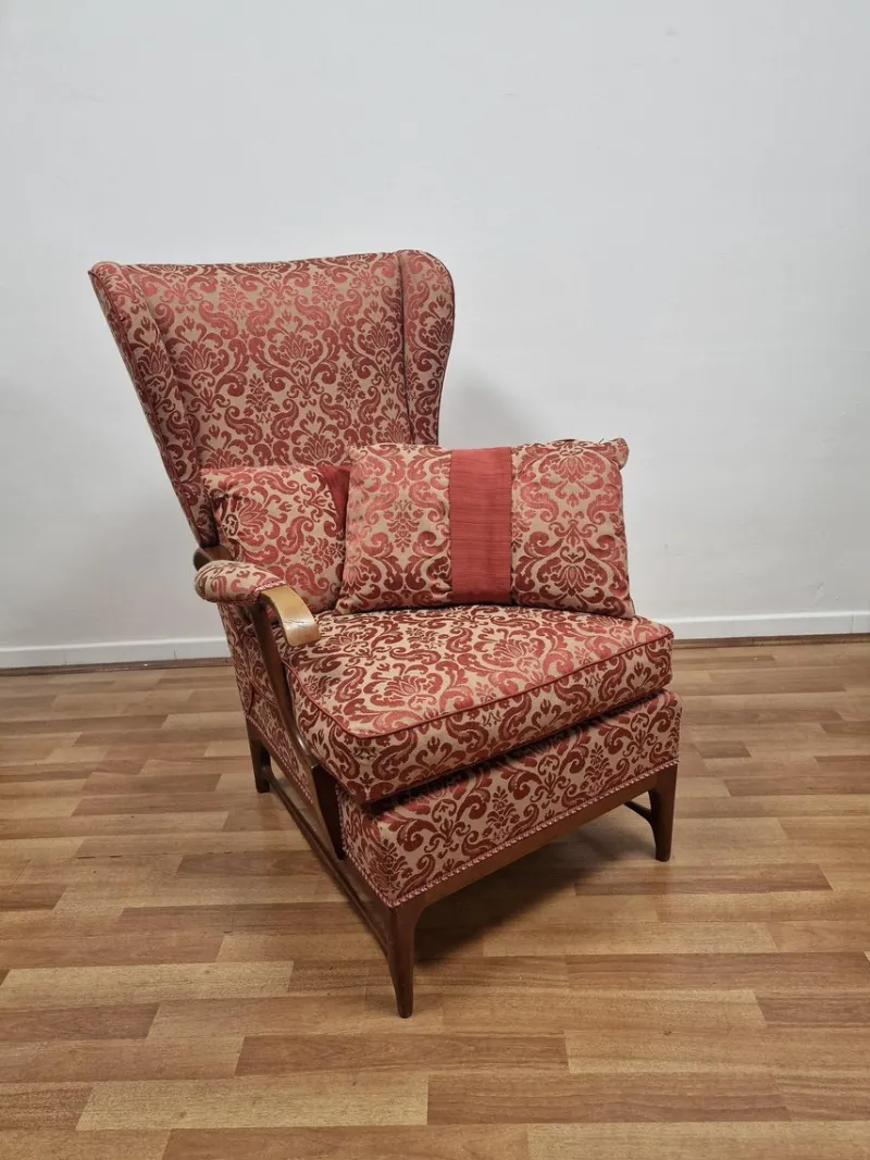 Pamono Winged Tub Chair by Paolo Buffa, 1950s> Lounge Chairs & Armchairs