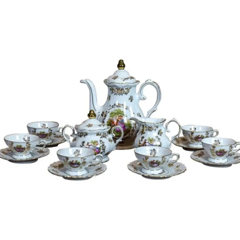 Pamono Winterlingbavaria Coffee Service, 1950s, Set of 9> Coffee & Tea Service