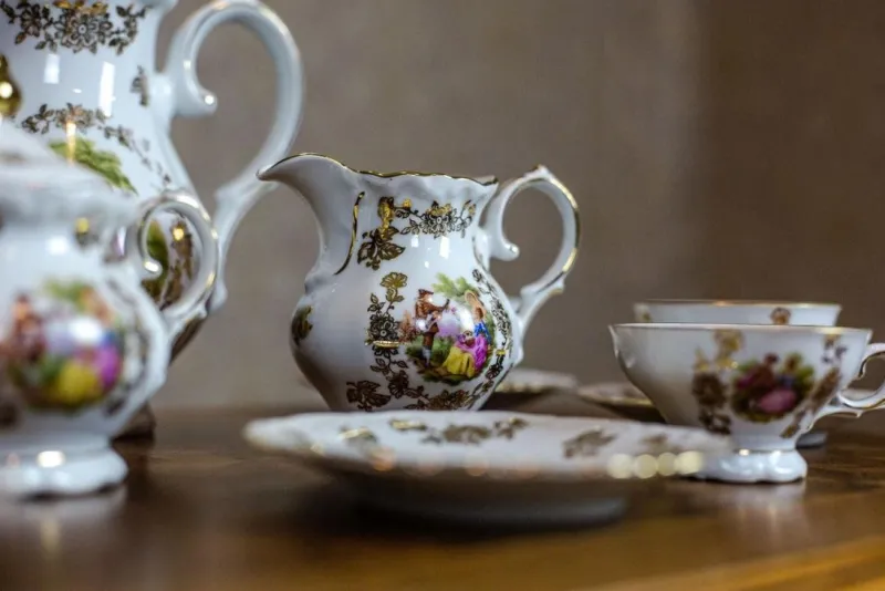 Pamono Winterlingbavaria Coffee Service, 1950s, Set of 9> Coffee & Tea Service