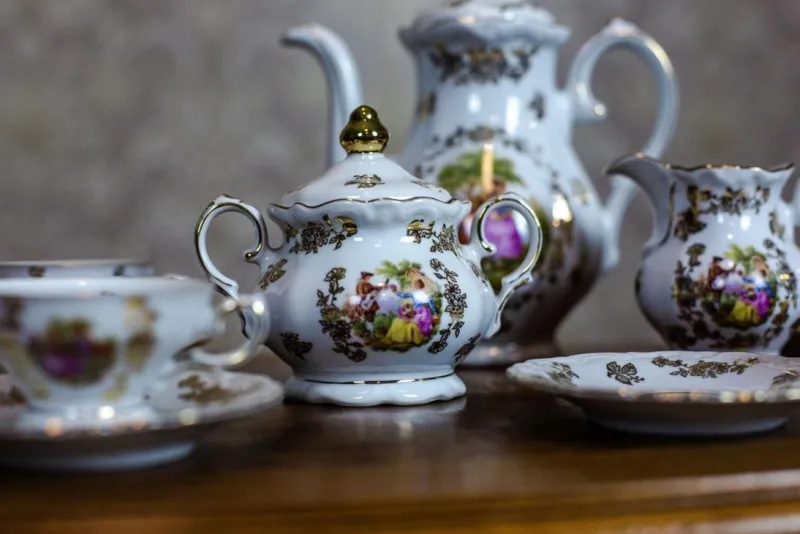 Pamono Winterlingbavaria Coffee Service, 1950s, Set of 9> Coffee & Tea Service