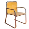 Outlet Pamono Wood and Chrome Tubular Childrens Chair, 1960s