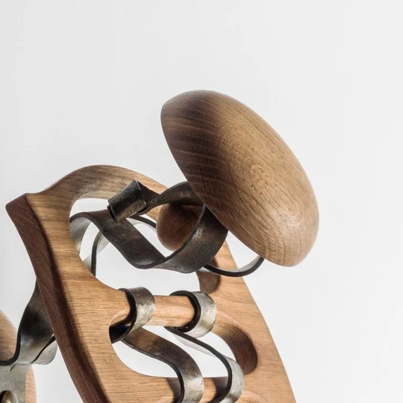 Outlet Pamono Wood and Metal Calvet Hanger by Antoni Gaudi